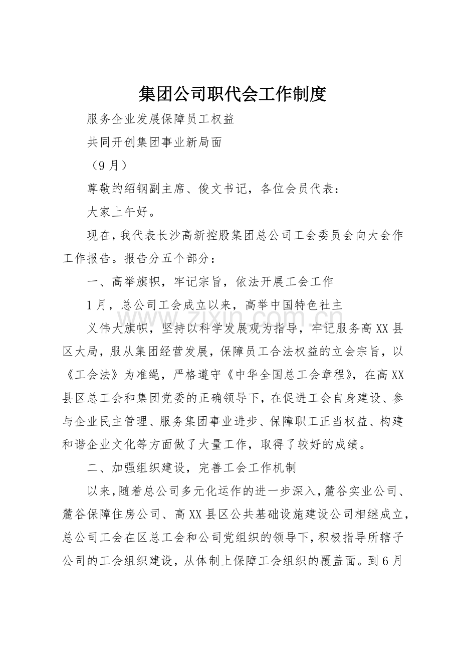 集团公司职代会工作规章制度(2).docx_第1页