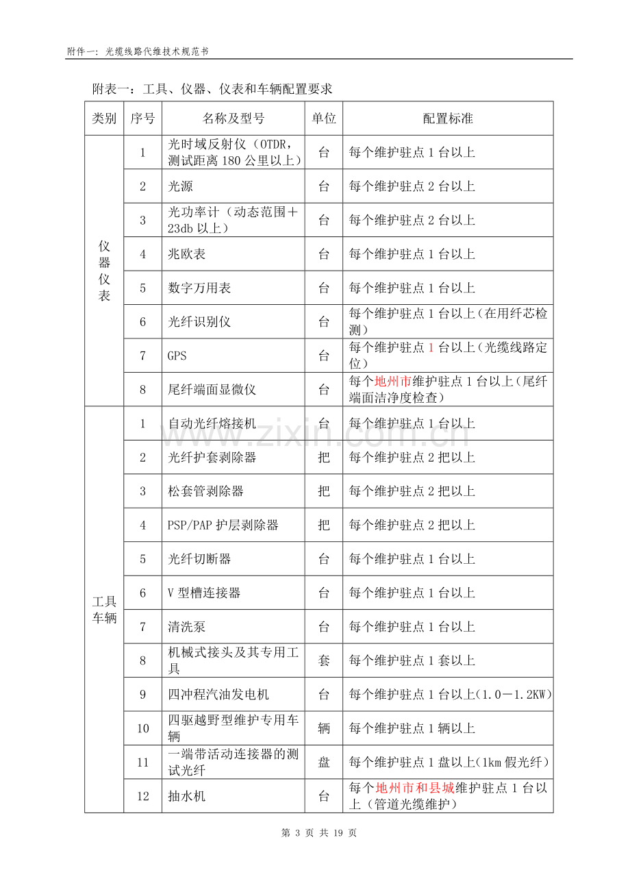 光缆线路代维技术规范书.doc_第3页