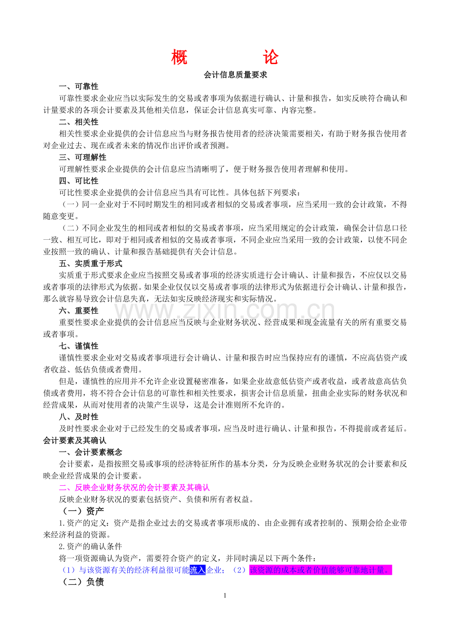 中级会计实务精华总结.doc_第1页