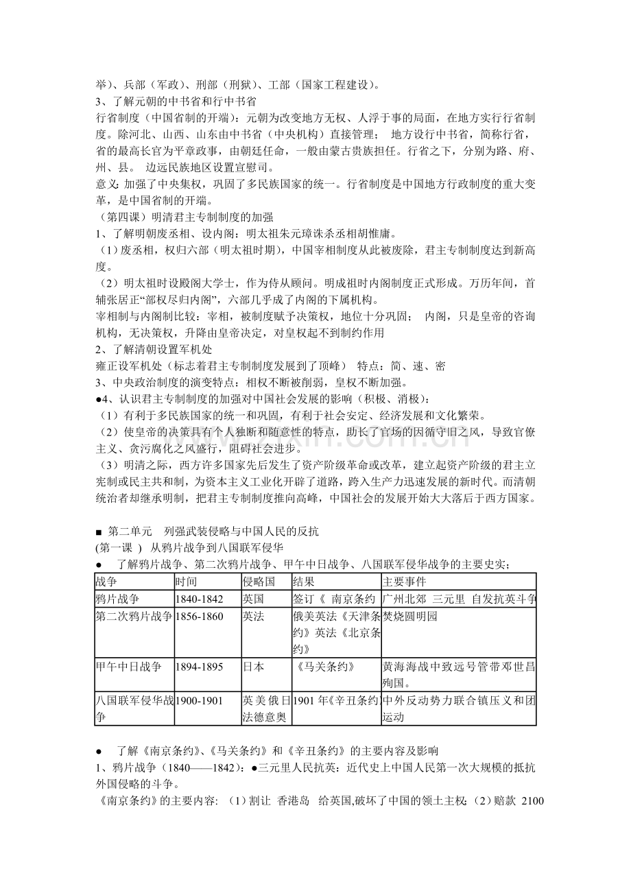 高中历史复习提纲(必修1.2.3选修1).doc_第2页