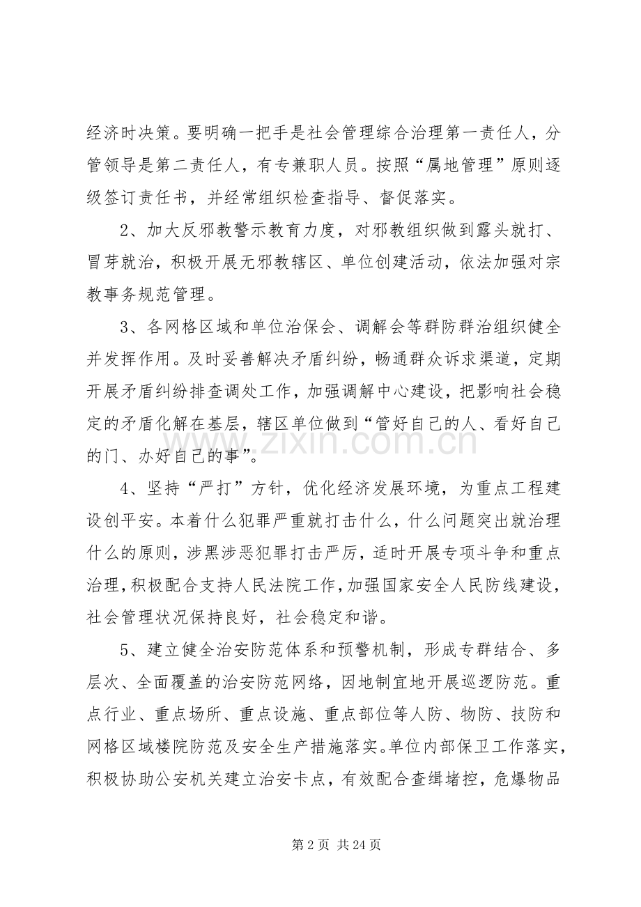 社会管理综合治理工作规章制度 .docx_第2页