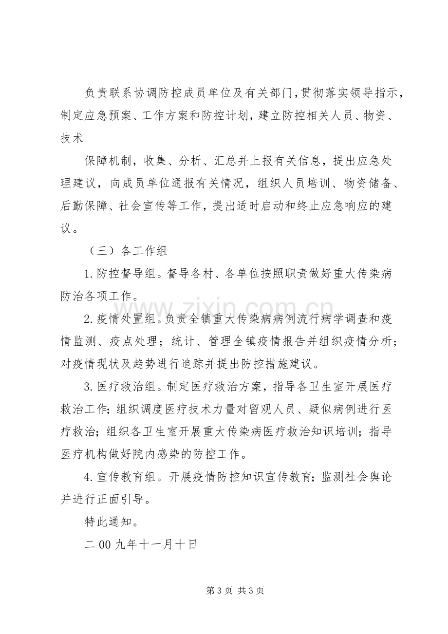 传染病疫情报告管理领导小组成员职责要求 .docx_第3页