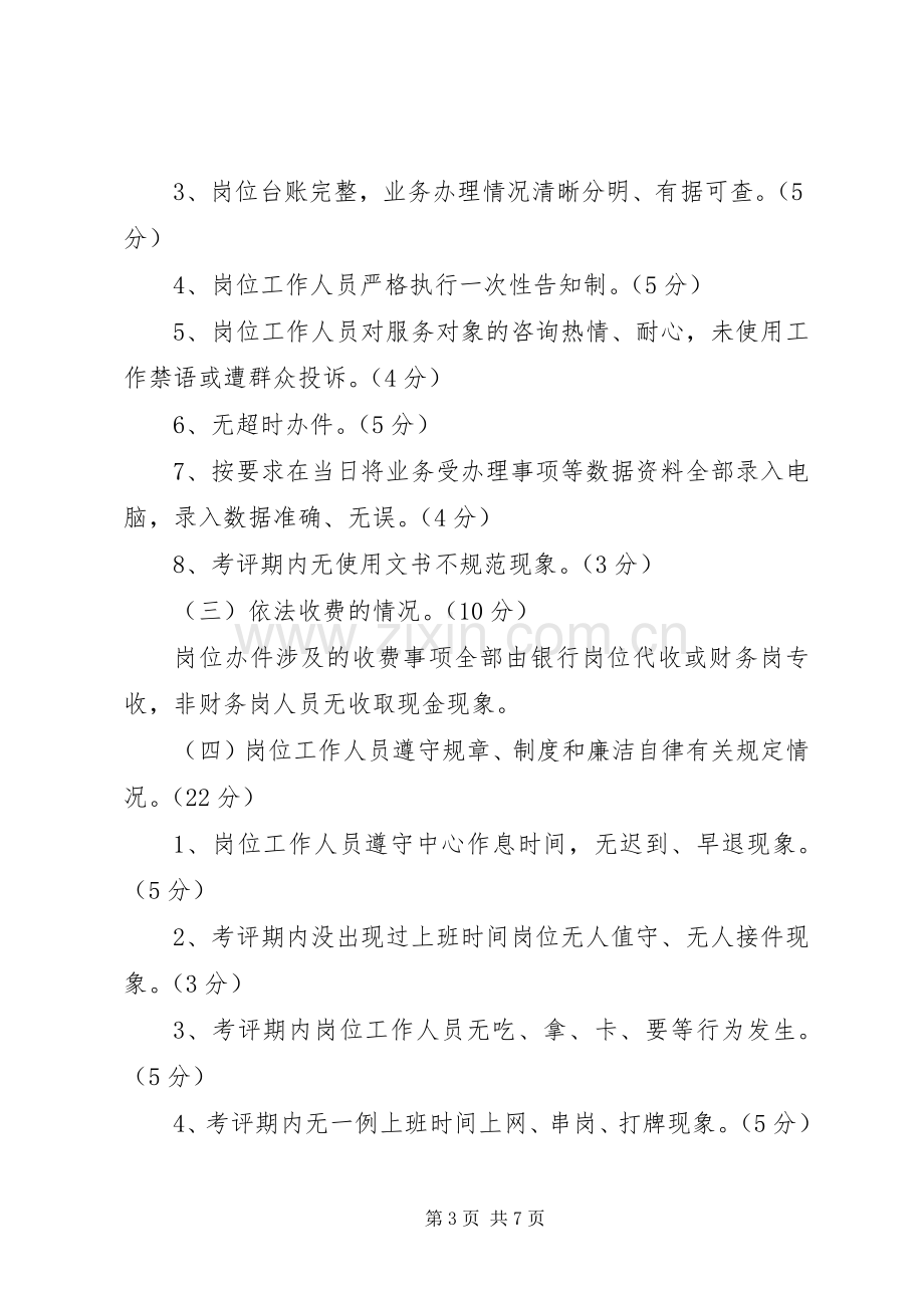 服务质量考评奖惩规章制度.docx_第3页