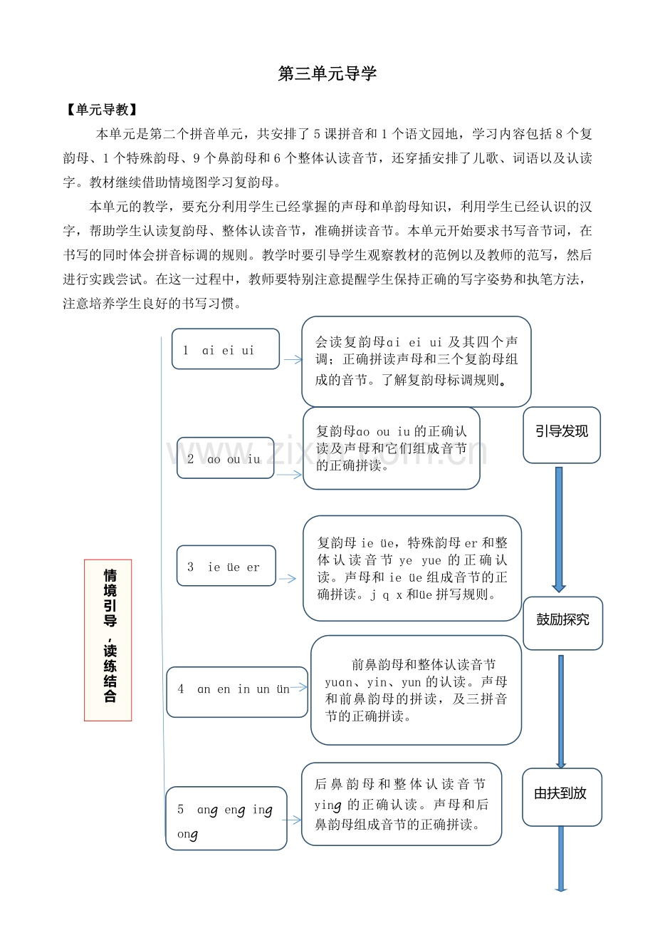 部编版一年级上册语文《汉语拼音9-ɑi-ei-ui-》优秀教案.doc_第1页