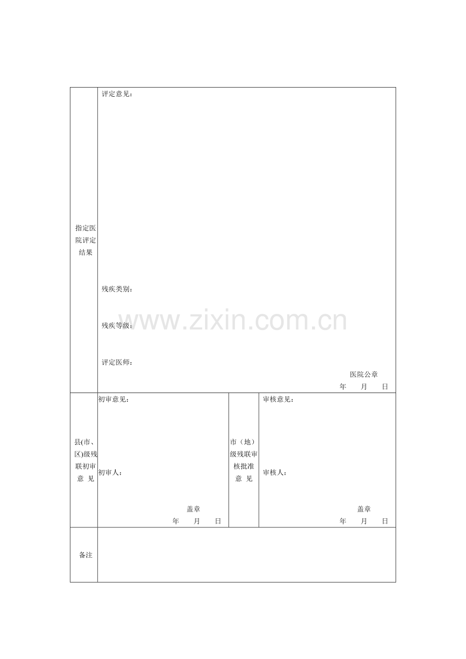 中国残疾评定表.doc_第3页