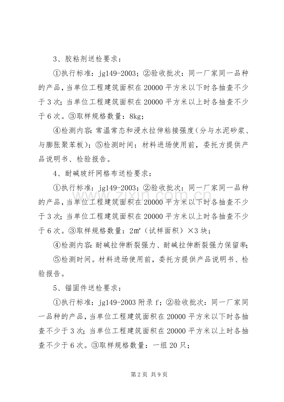 保温材料的送检要求 .docx_第2页