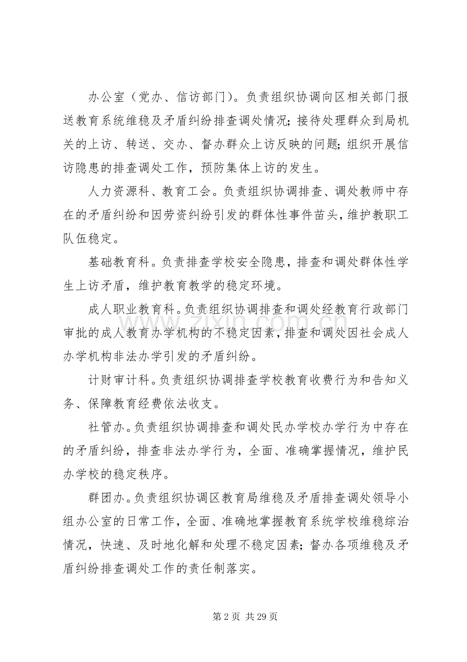 县区教育系统维稳及矛盾纠纷排查调处规章制度.docx_第2页