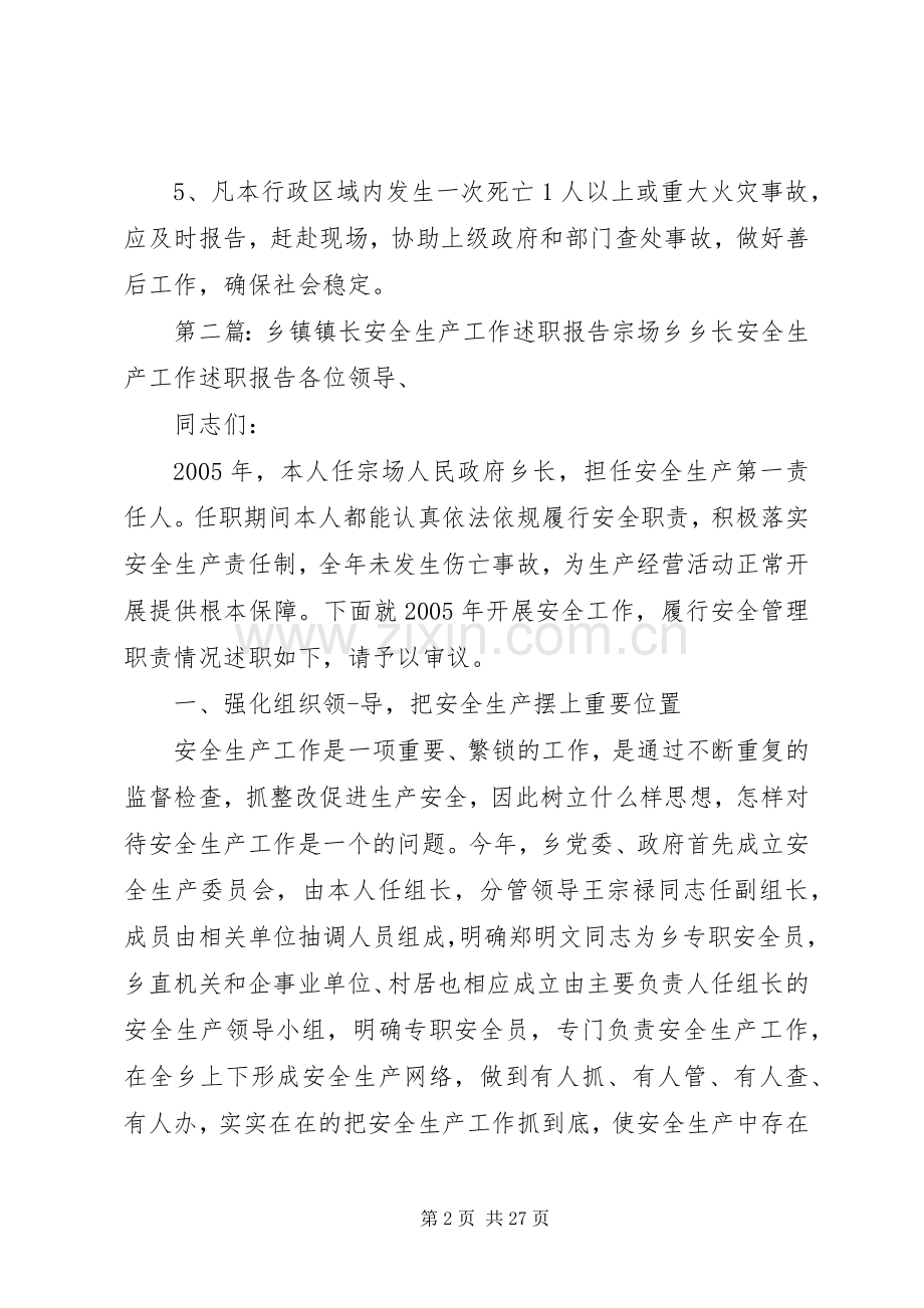 乡镇镇长安全生产职责要求.docx_第2页