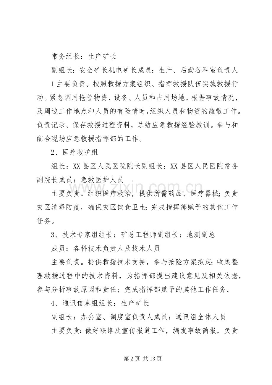 岗位应急救援组织机构职责要求 .docx_第2页