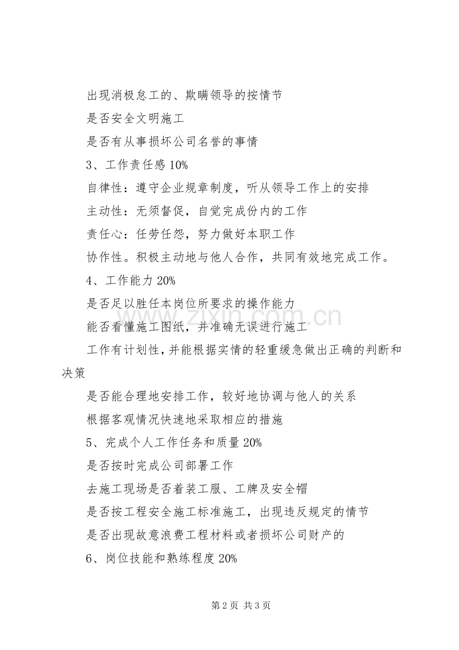 公司工程人员考核规章制度.docx_第2页