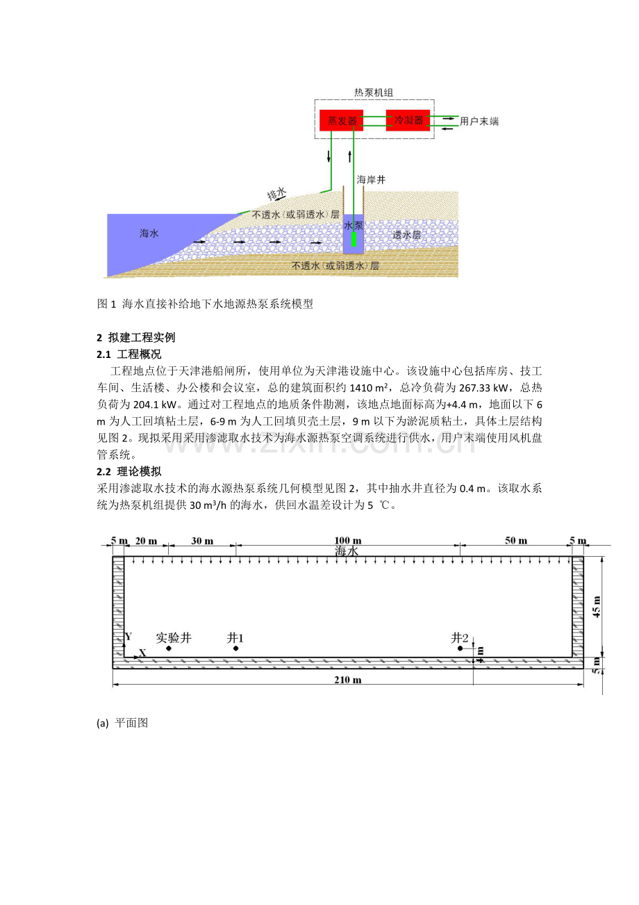 渗滤取水技术在海水源热泵系统中的应用.doc_第2页