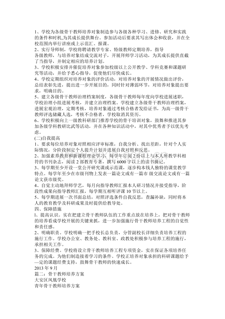 骨干教师培养计划参考.docx_第2页