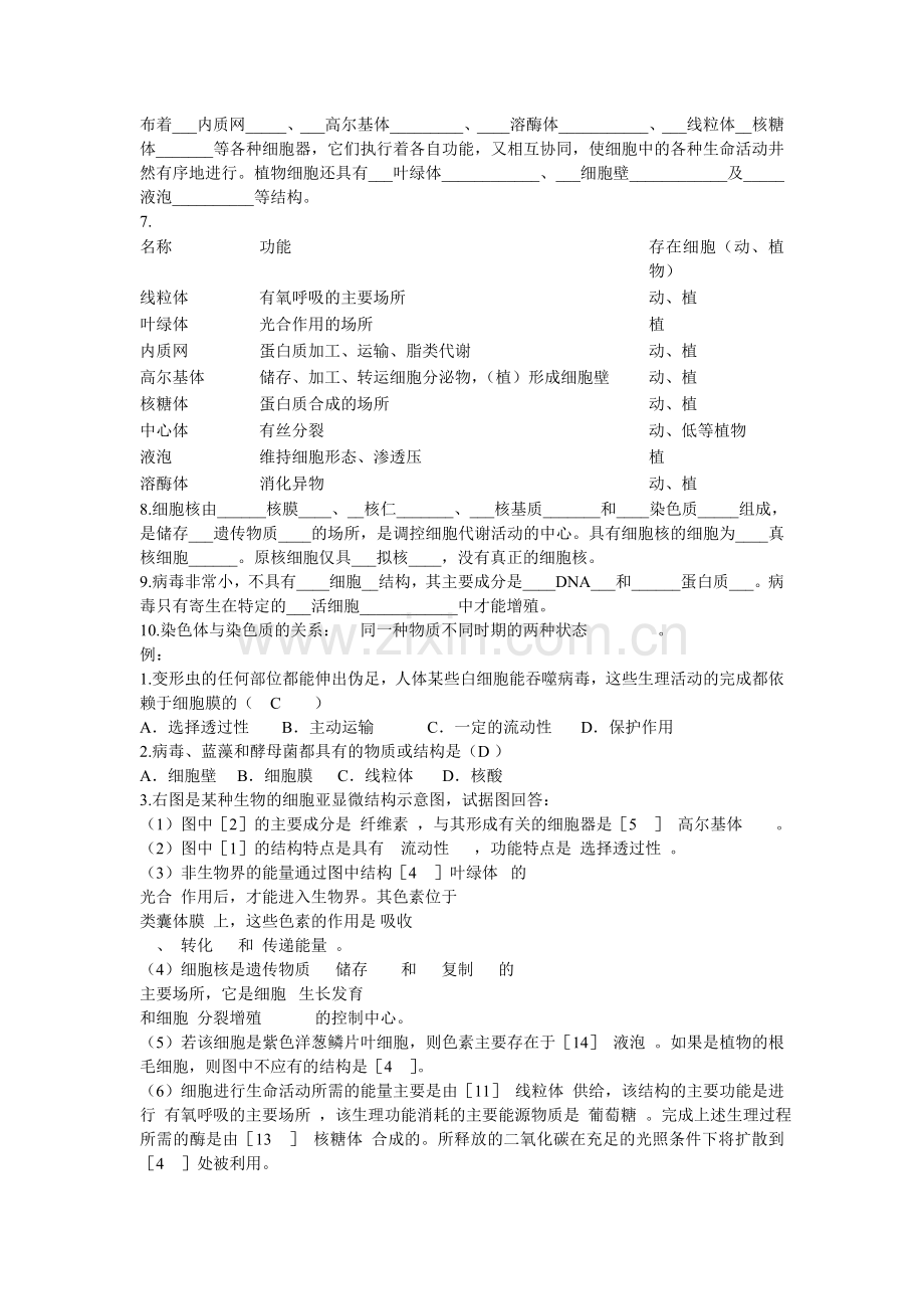 高中生命科学会考复习资料整理稿.doc_第3页