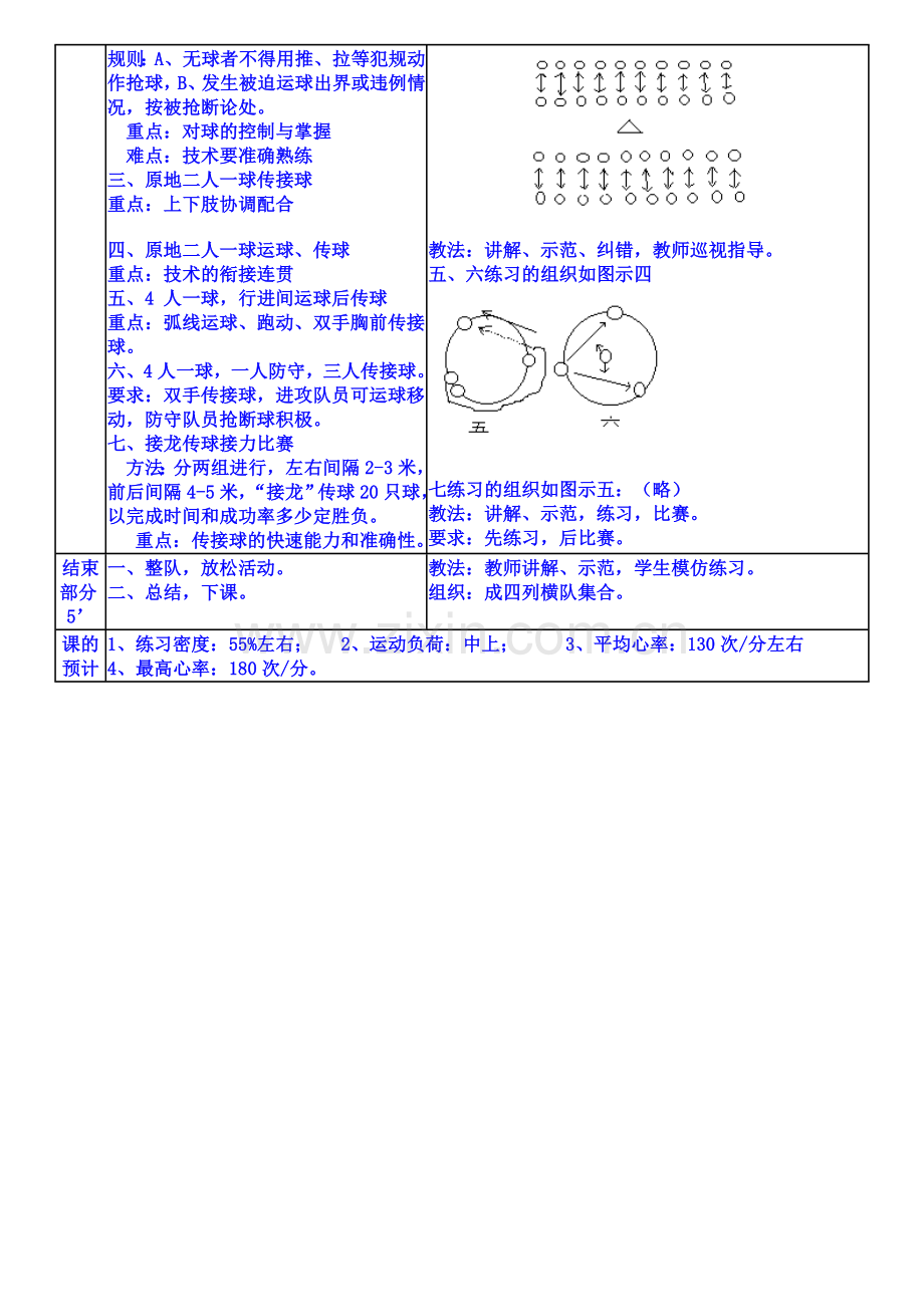 初中二年级体育教案(篮球教学).doc_第2页