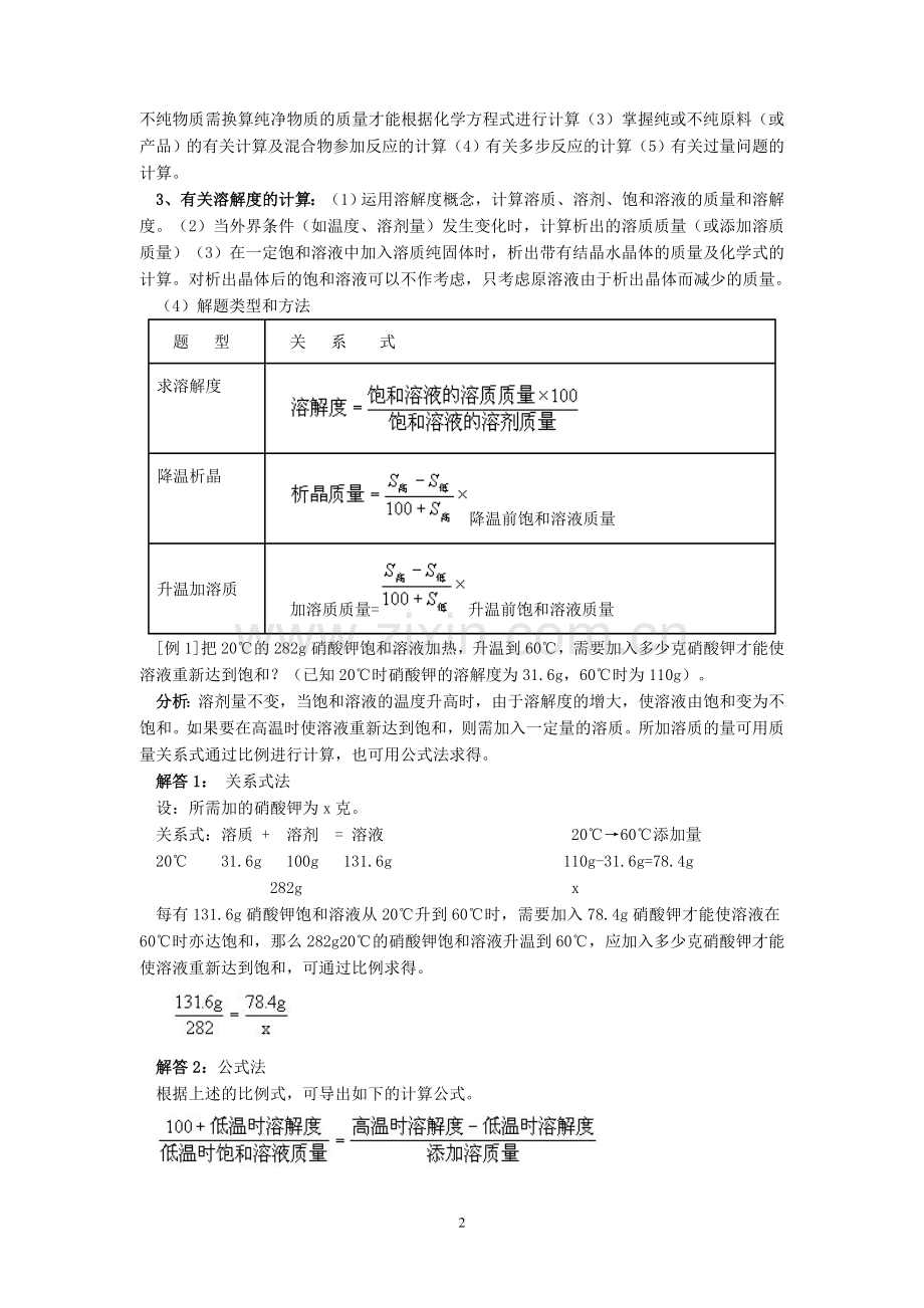 初中化学竞赛辅导化学计算六.doc_第2页