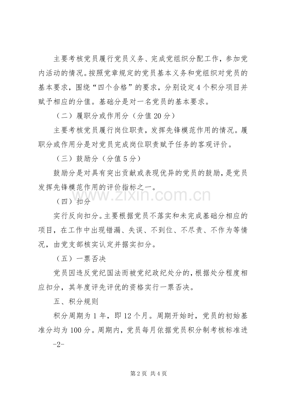 党员积分制考核管理工作规章制度(试行).docx_第2页