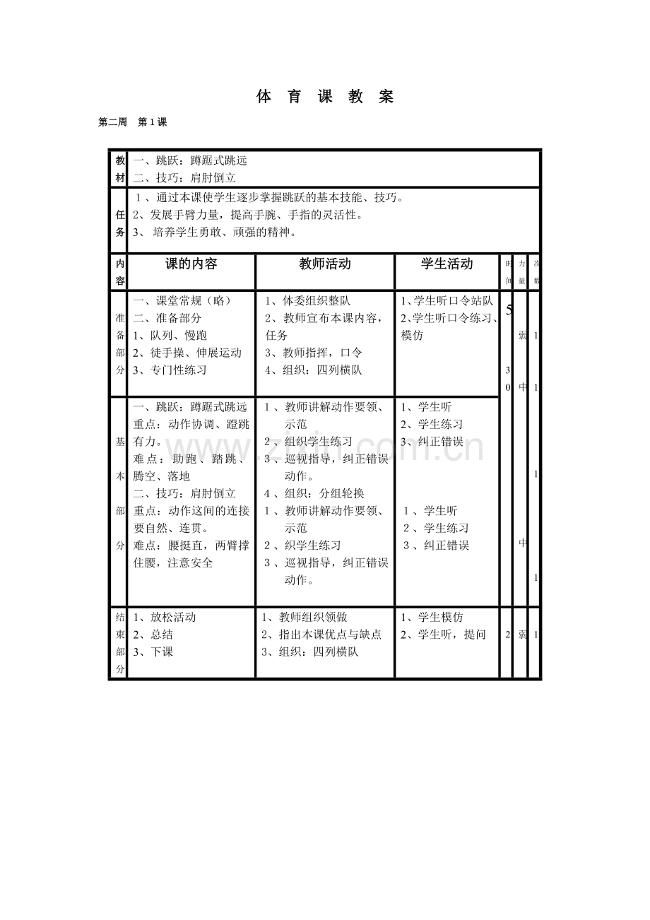 五六年级体育课教案.doc_第3页