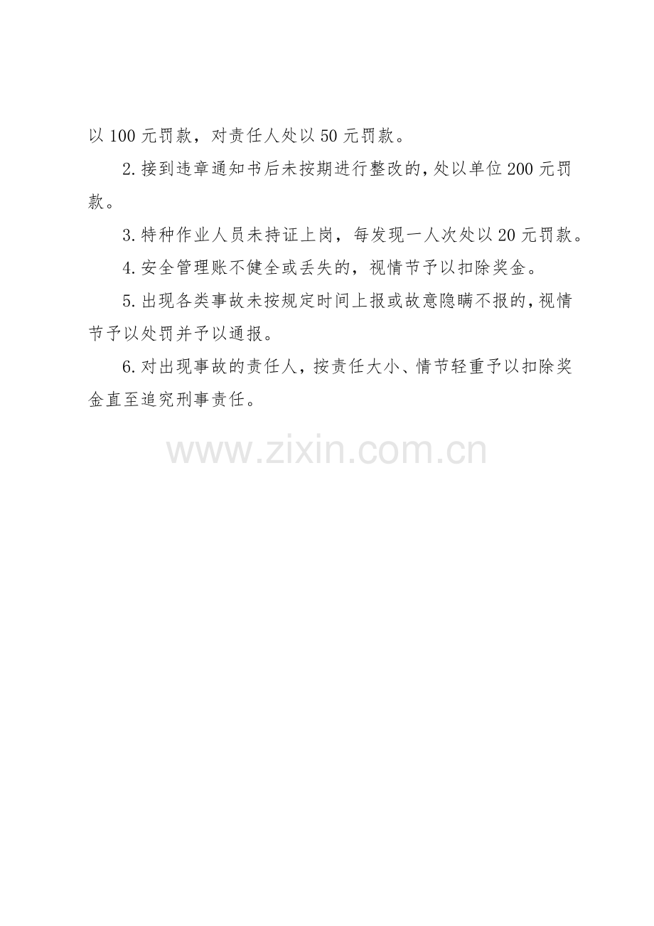 公司安全奖惩规章制度细则.docx_第2页