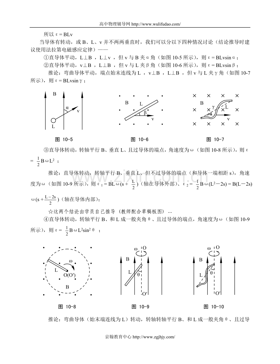 高中物理奥赛讲座第11部分：电磁感应.doc_第3页