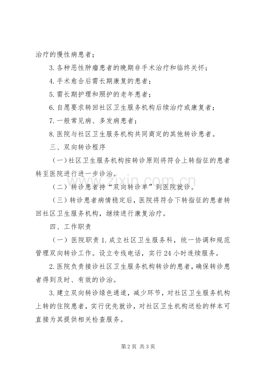 医院双向转诊管理规章制度.docx_第2页