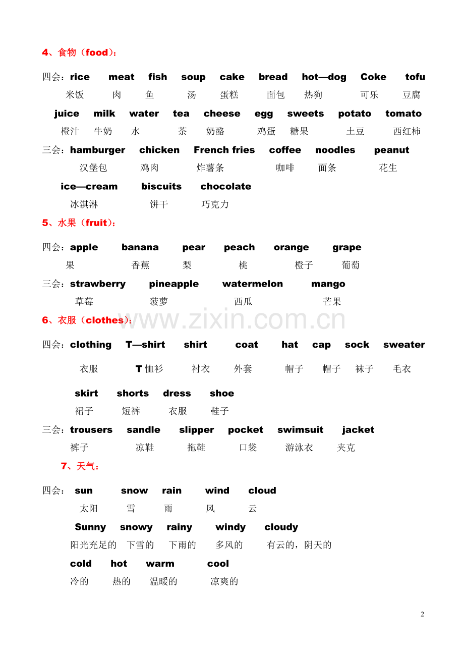 小升初英语单词_必须掌握的词汇530.doc_第2页