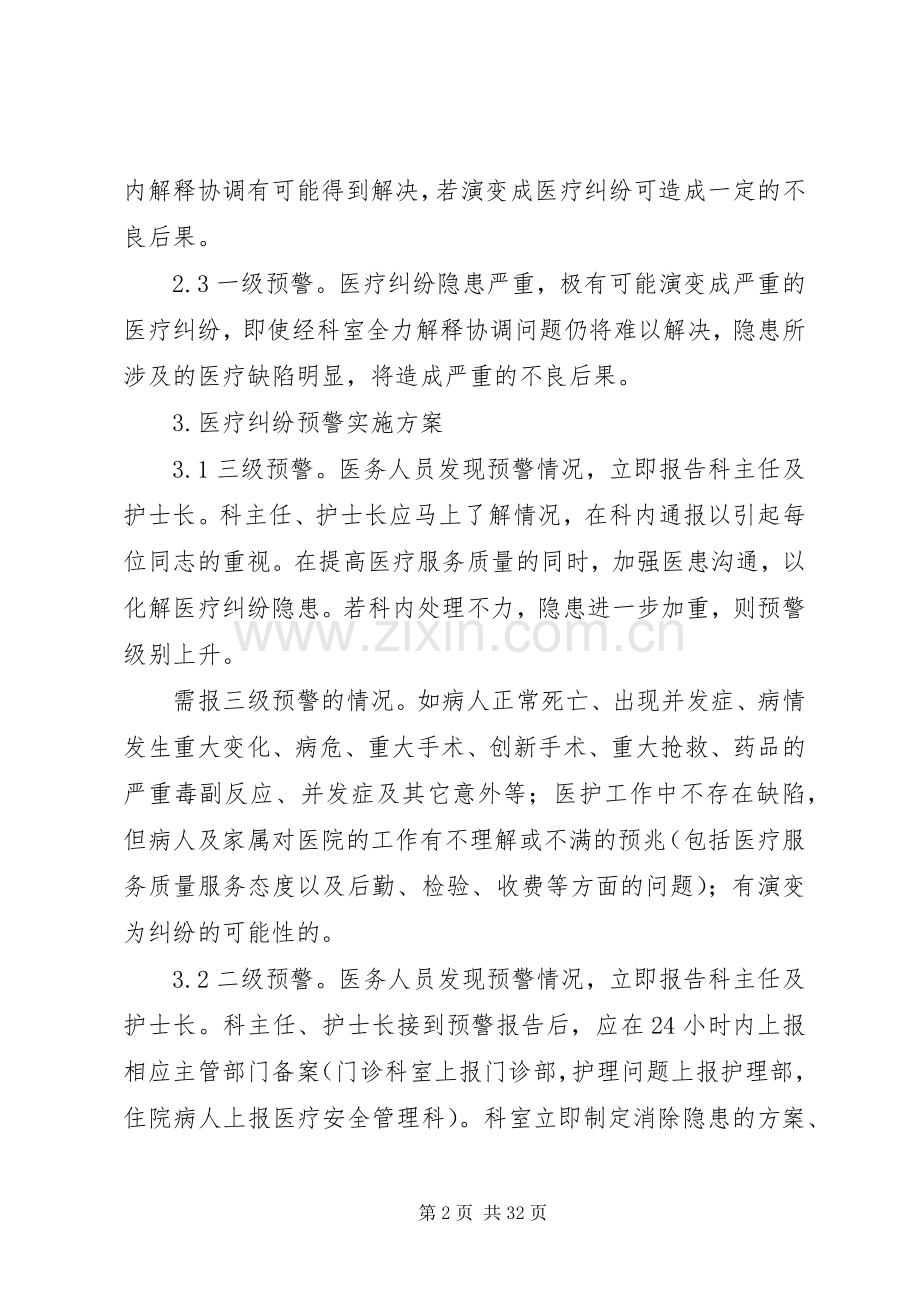 医疗纠纷预警规章制度.docx_第2页