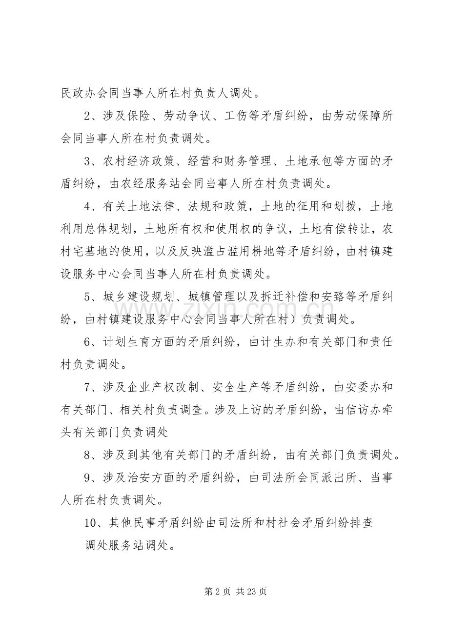 刘坪乡矛盾纠纷排查调处规章制度.docx_第2页