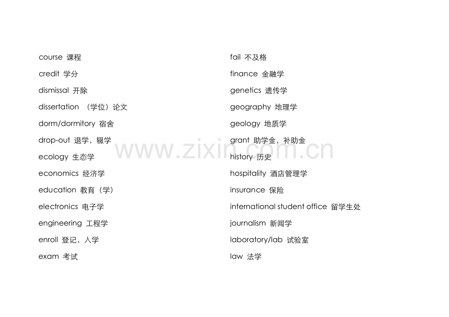 2022年剑桥雅思听力场景核心词汇.docx_第2页