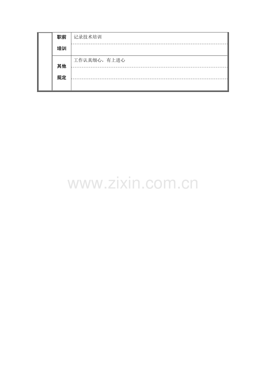 2022年汽修统计员职位说明书.doc_第2页