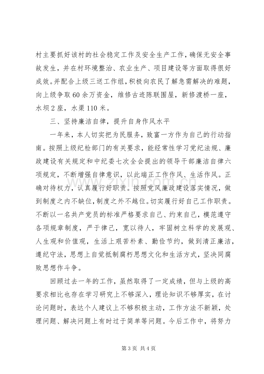 乡镇领导班子履行职责要求工作报告.docx_第3页