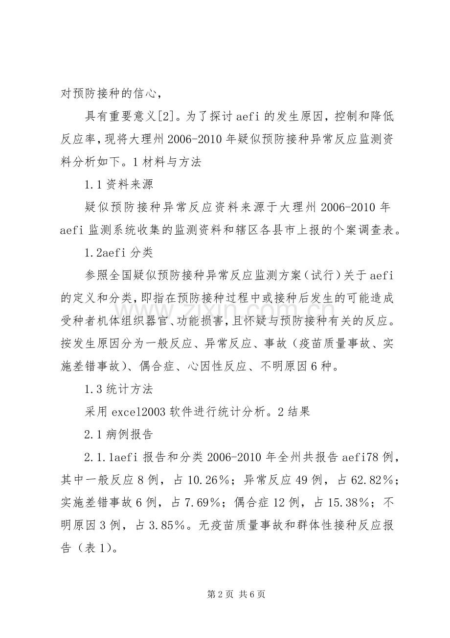 疑似预防接种异常反应监测信息报告规章制度 .docx_第2页