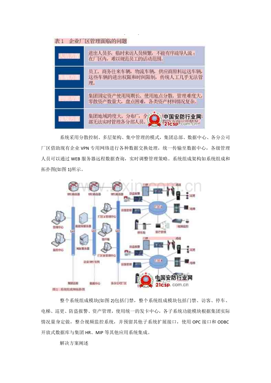 企业厂区智能综合安防系统解决方案.doc_第2页