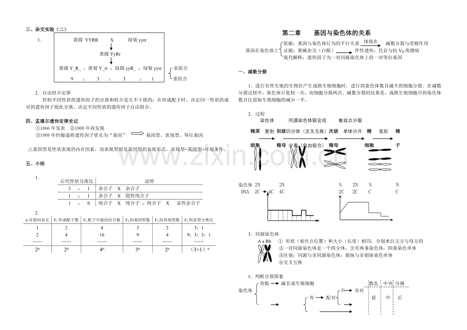 高中生物必修2教桉.doc_第2页