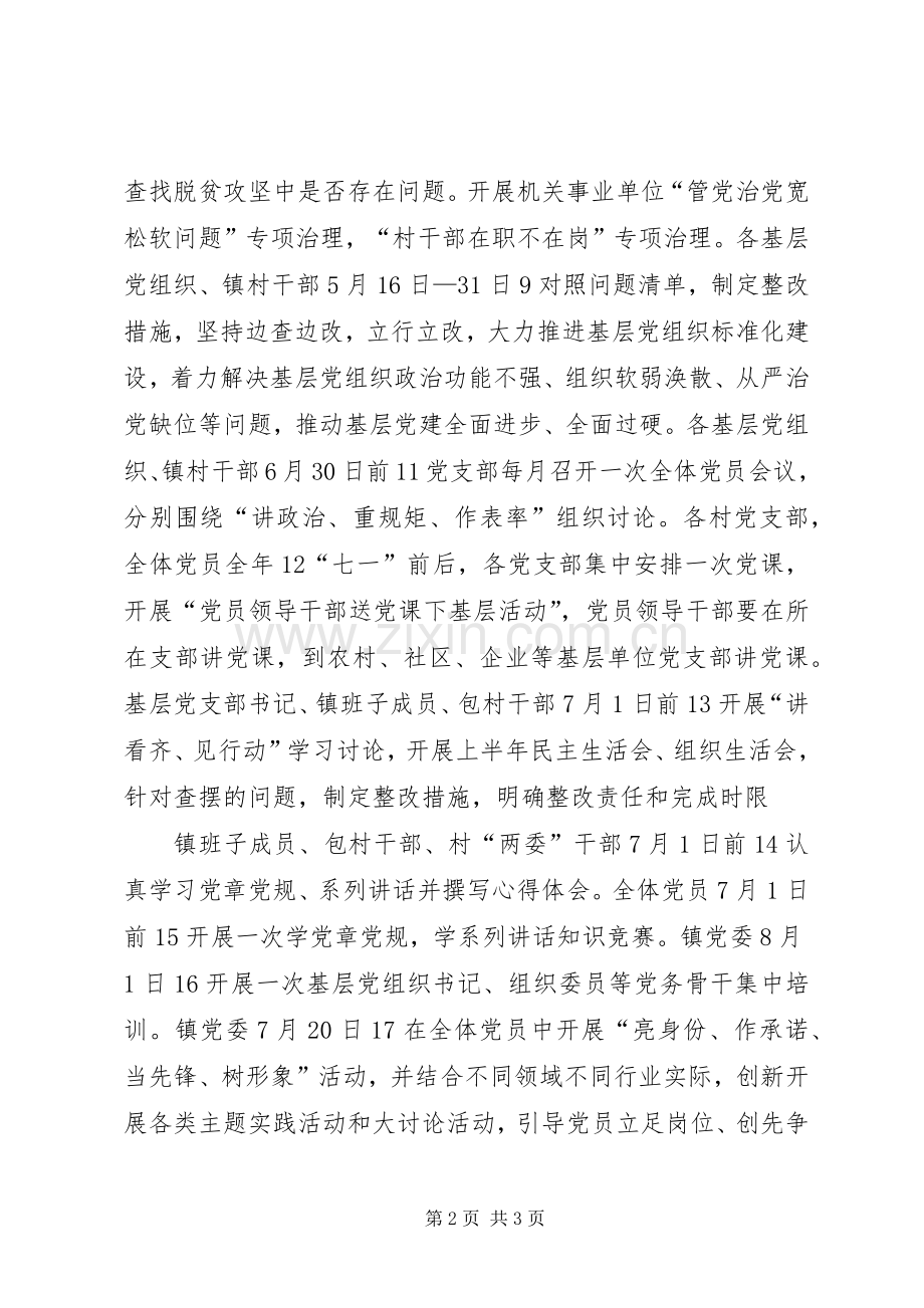 《推进“两学一做”学习教育常态化规章制度化》任务清单 .docx_第2页