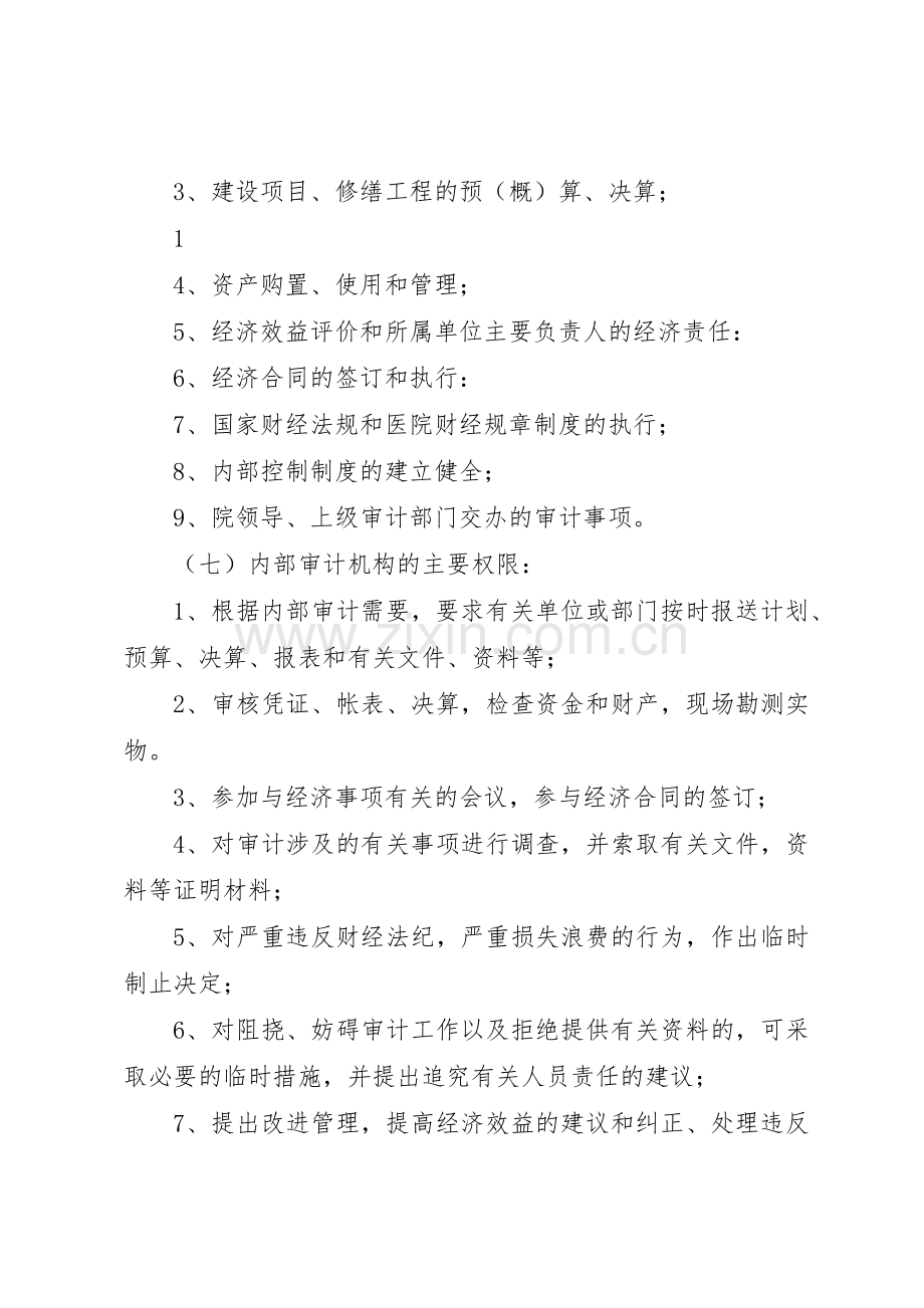 医院内部审计工作规章制度细则.docx_第2页