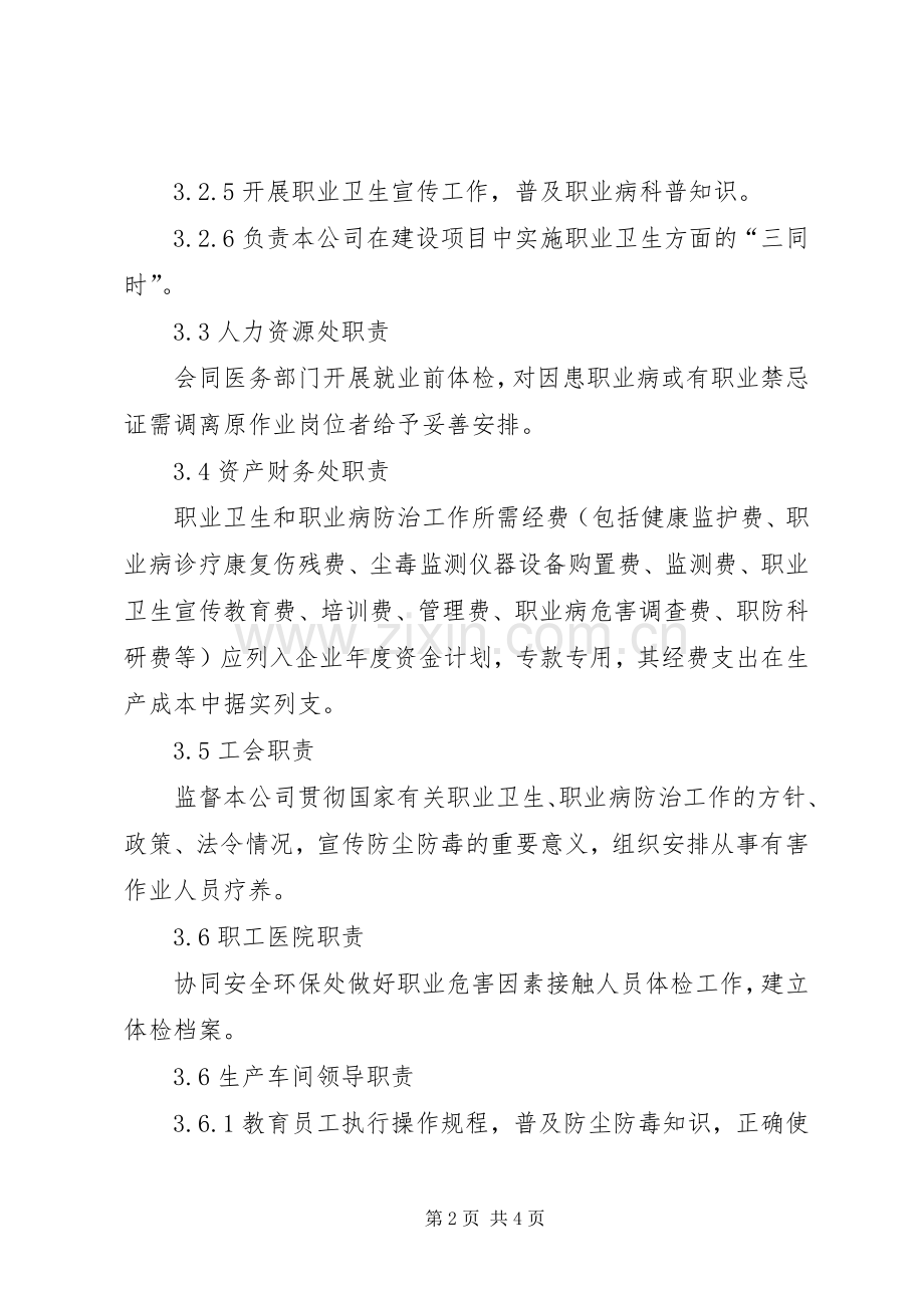 企业职业卫生管理规章制度范本.docx_第2页