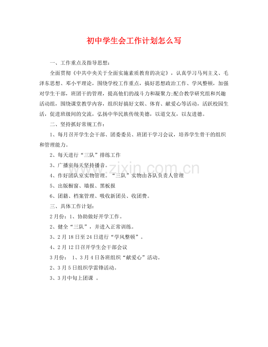 初生会工作计划怎么写 .docx_第1页