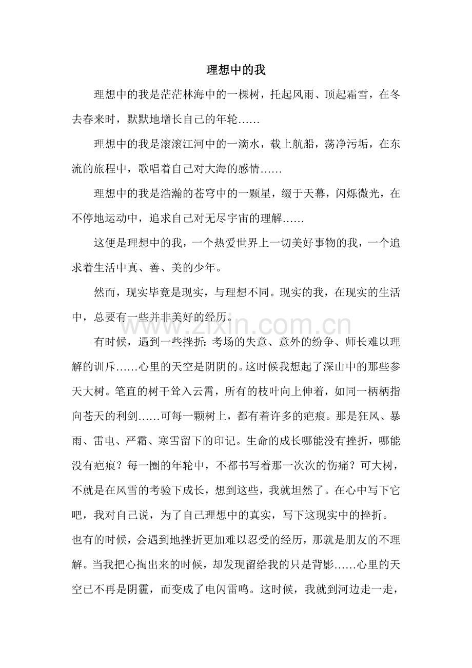 理想中的我.doc_第1页