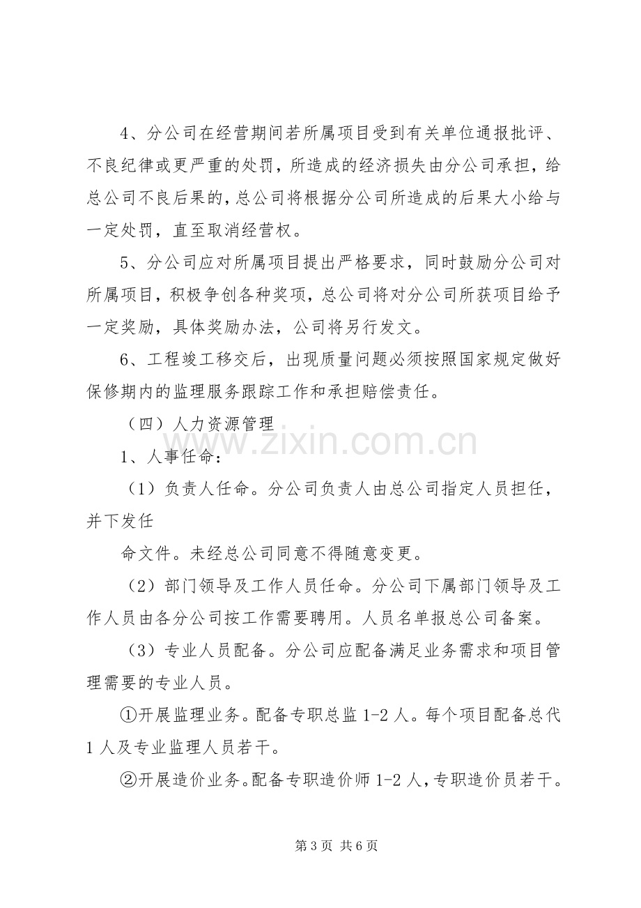 集团对分公司的管理规章制度细则.docx_第3页