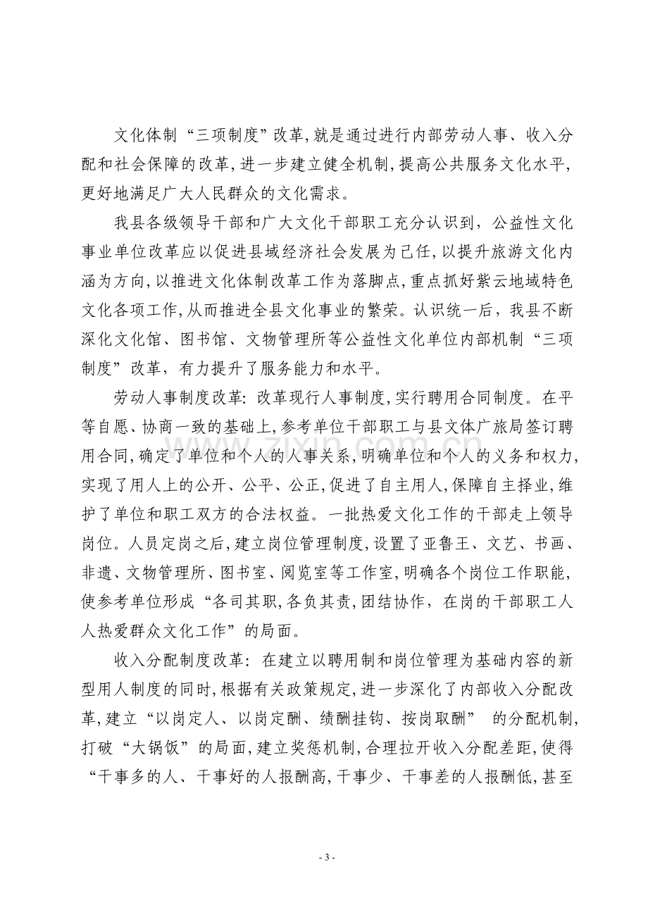 紫云自治县文化体制改革工作总结(上报).doc_第3页