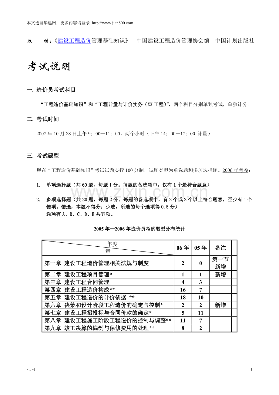 造价员工程造价基础知识串讲.doc_第1页