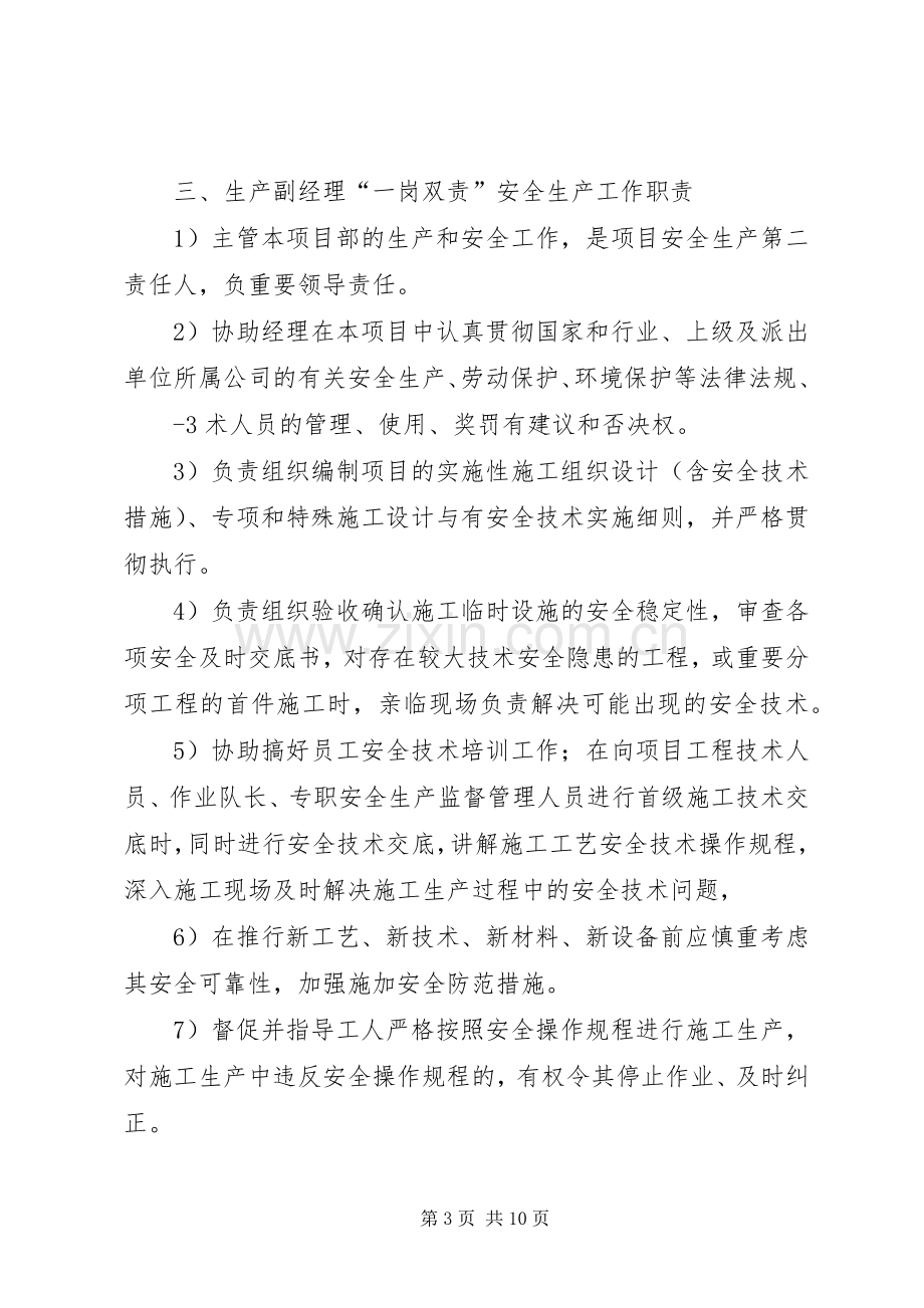 安全生产“一岗双责”规章制度细则 (2).docx_第3页