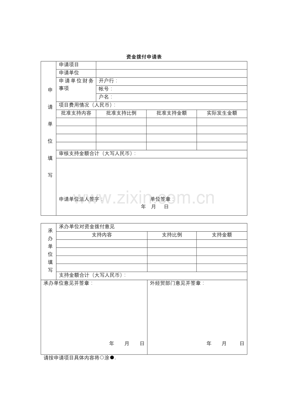 中小企业国际市场开拓资金拨付申请表.doc_第2页