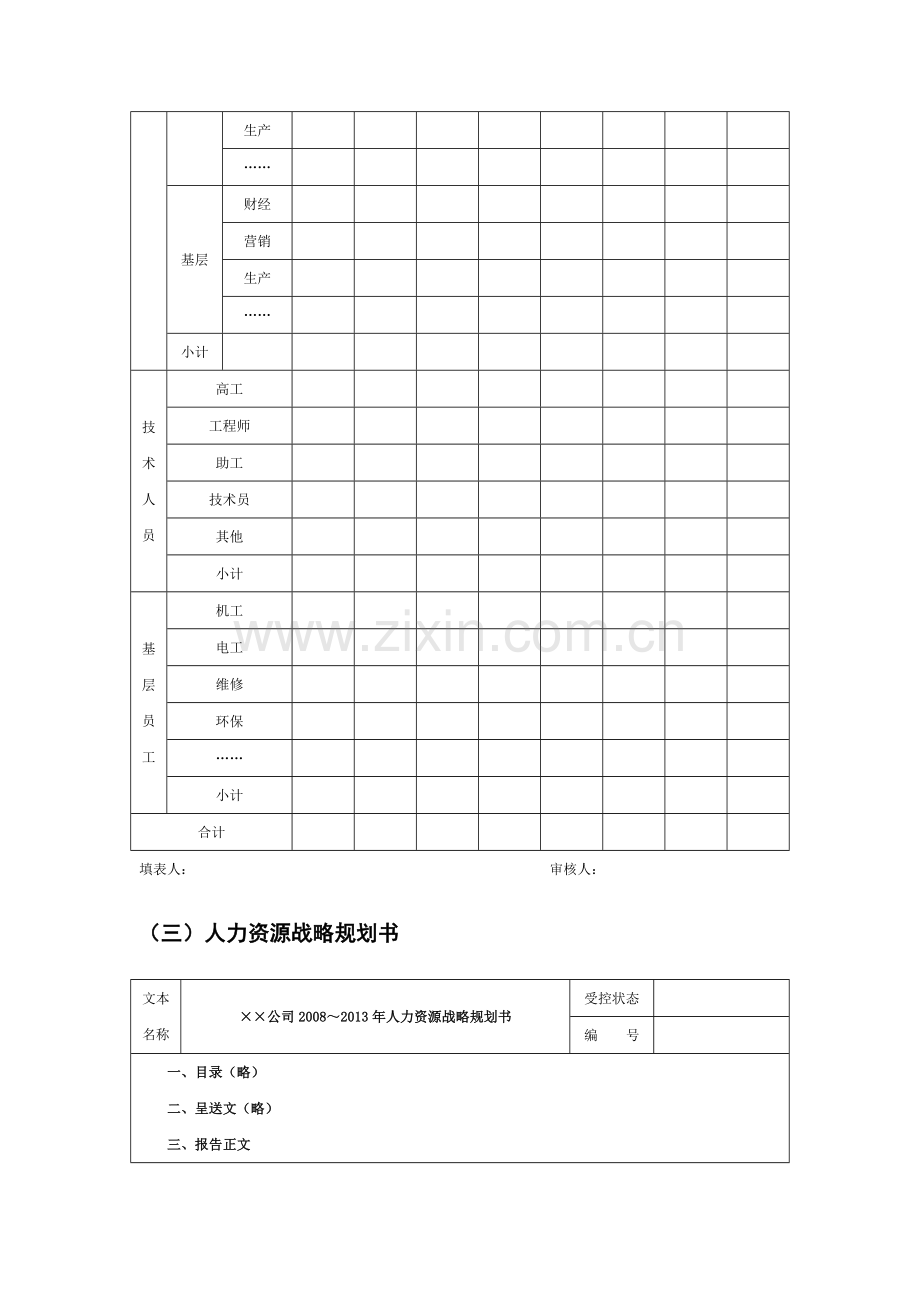 人力资源战略规划表.docx_第2页