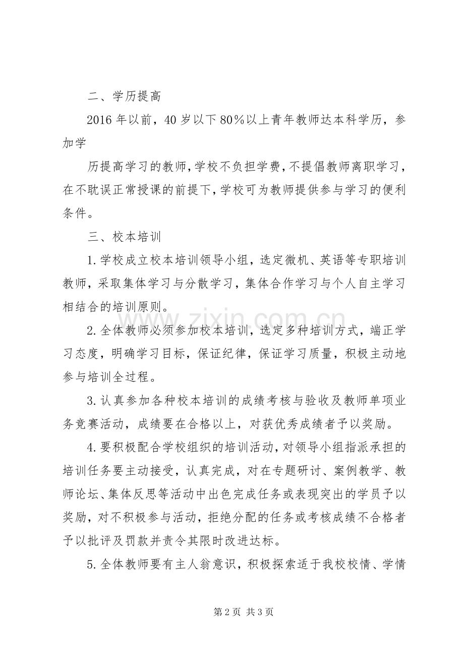 教师进修培训规章制度.docx_第2页