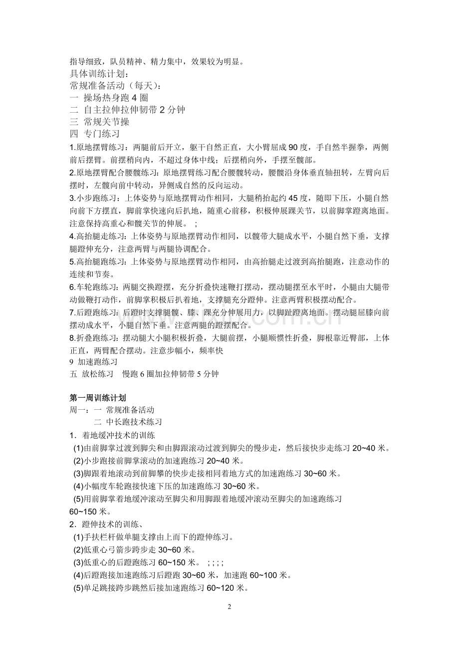 中长跑月训练计划.doc_第2页