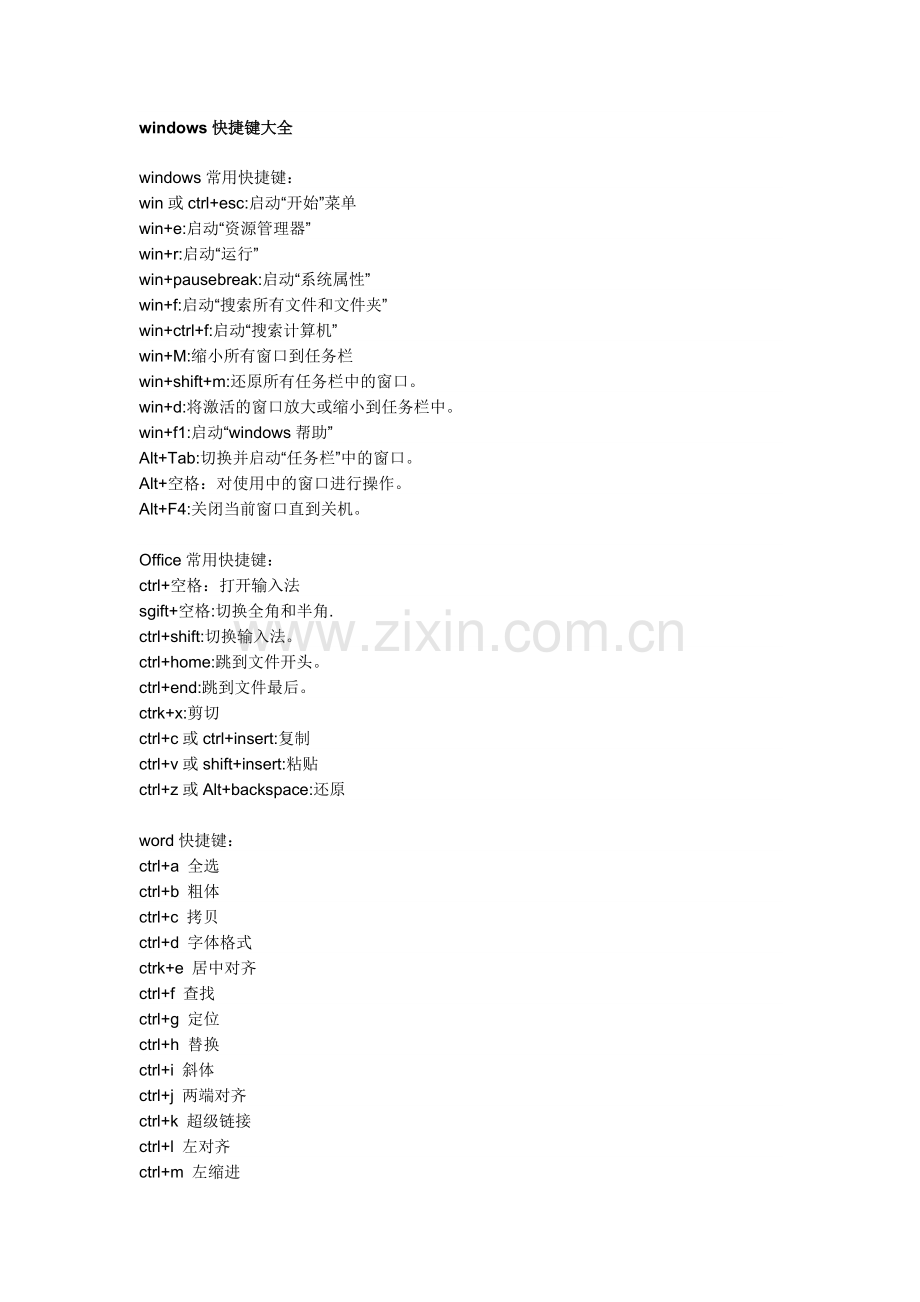windows快捷键大全.doc_第1页