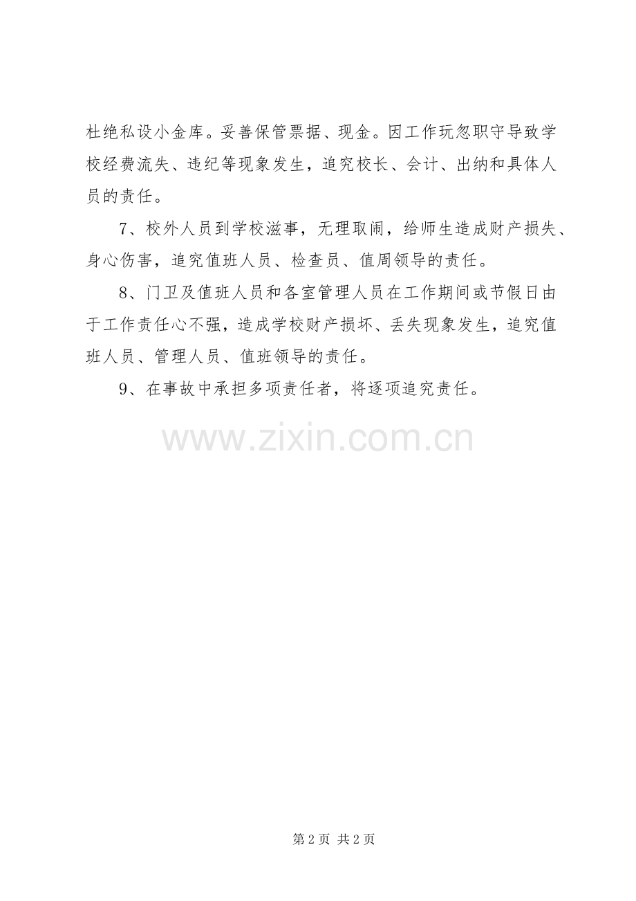 中学安全事故责任追究规章制度.docx_第2页