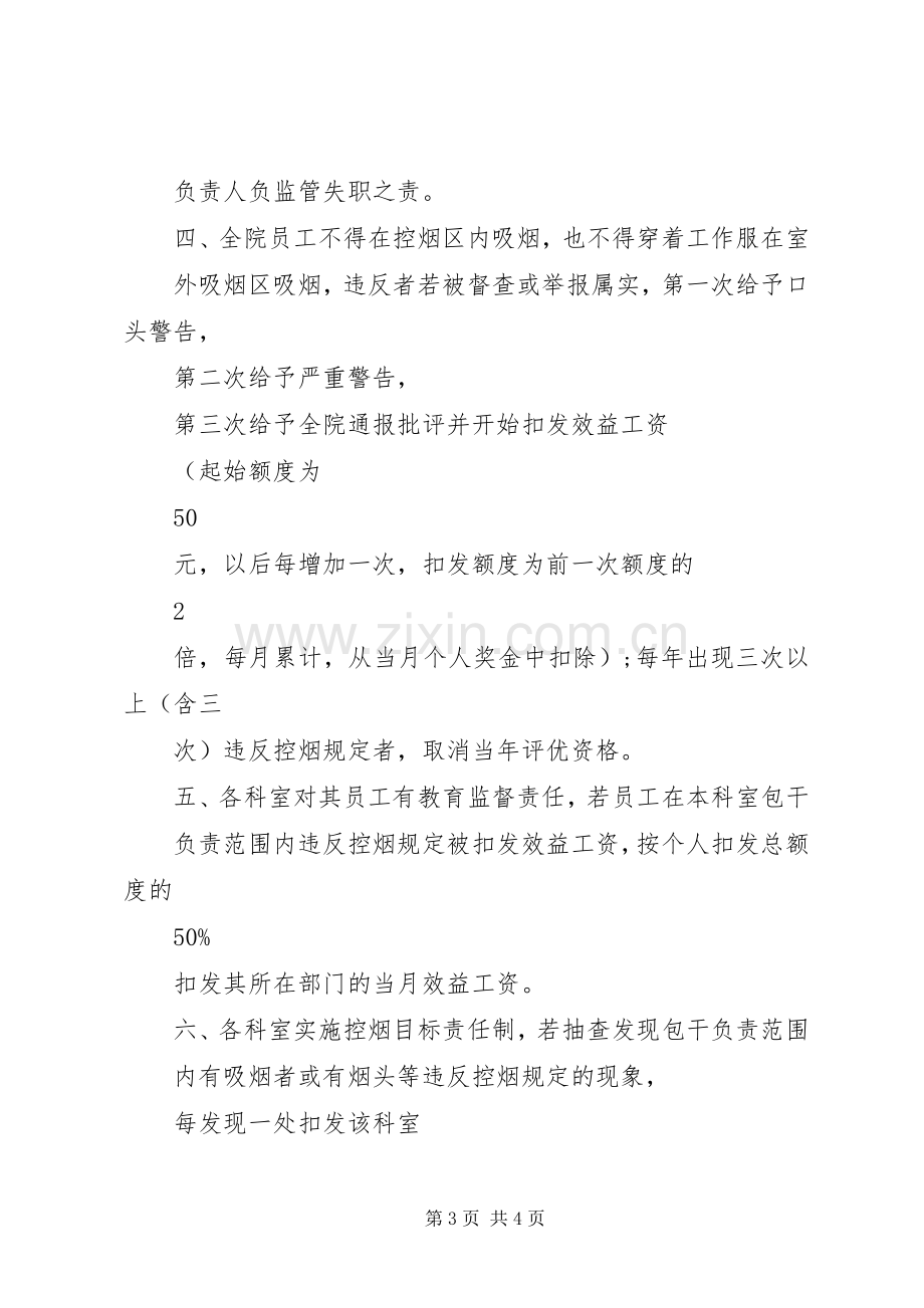 禁烟考评奖惩规章制度.docx_第3页