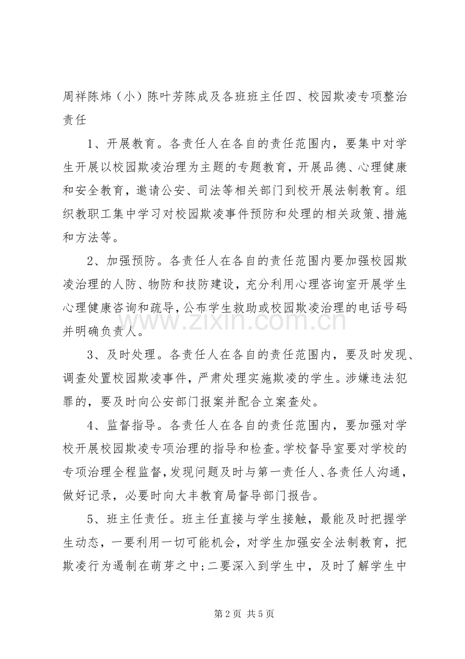 学校园欺凌预防处理规章制度]预防校园欺凌规章制度措施.docx_第2页